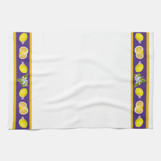 Citronmönster mig kökshandduk