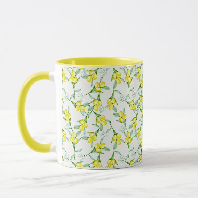 Citronmönster  mugg (Vänster)
