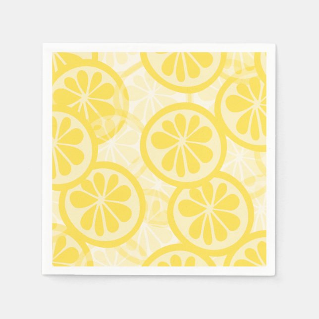 Citronmönster Pappersservett (Framsidan)