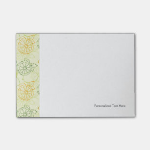 Citronmönster Post-it Block