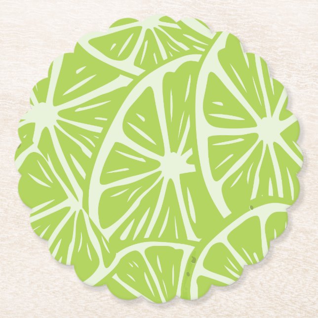 Citronmönster Underlägg Papper (Framsida)