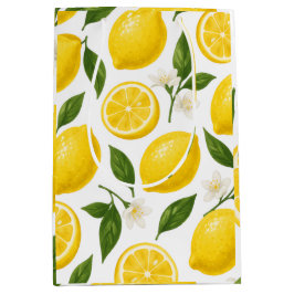 Citronmönsterdesign | Färsk Citrus Sommarmönster