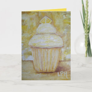 CITRONMUFFIN - GRATTIS PÅ FÖDELSEDAGEN, SÖTT KORT