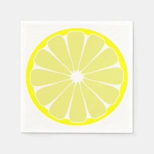 Citronpappersservetter för fest pappersservett
