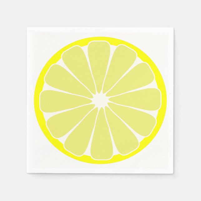 Citronpappersservetter för fest pappersservett (Framsidan)