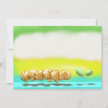 Citronpiff Madeleines och gröna druvor