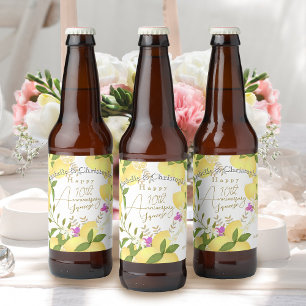 Citronpress ölflaska etikett