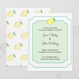 Citronrepetition middaginbjudan inbjudningar