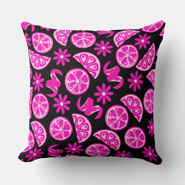 Citrons sommarcitruscitruskonkock kudde (Framsida)