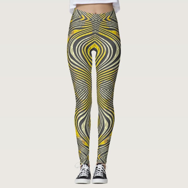 Citronsebra Leggings (Framsida)