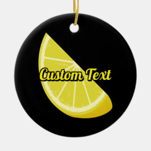 Citronskiva Julgransprydnad Keramik