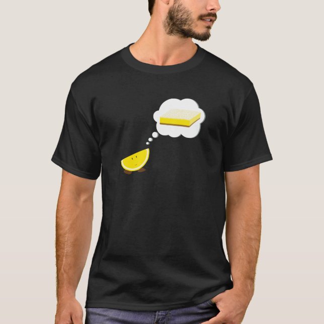 Citronskiva som är tänkande av citronpub t shirt (Framsida)