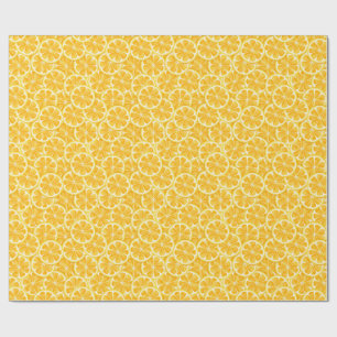 Citronskivemönster presentpapper