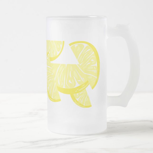 Citronskivor av lamonat glas Mugg (Höger)