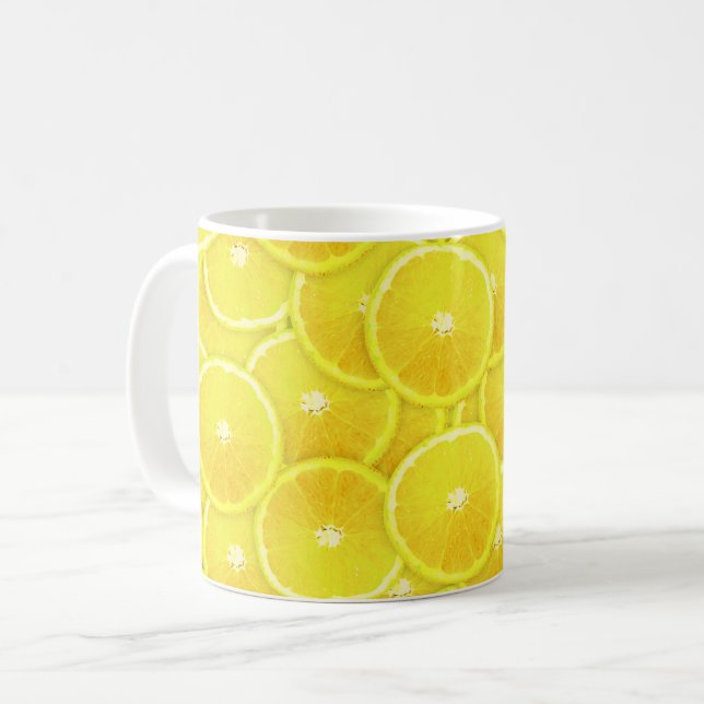 Citronskivor Kaffemugg (Framsida vänster)