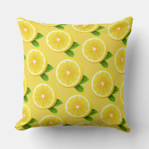 Citronskivor Kudde