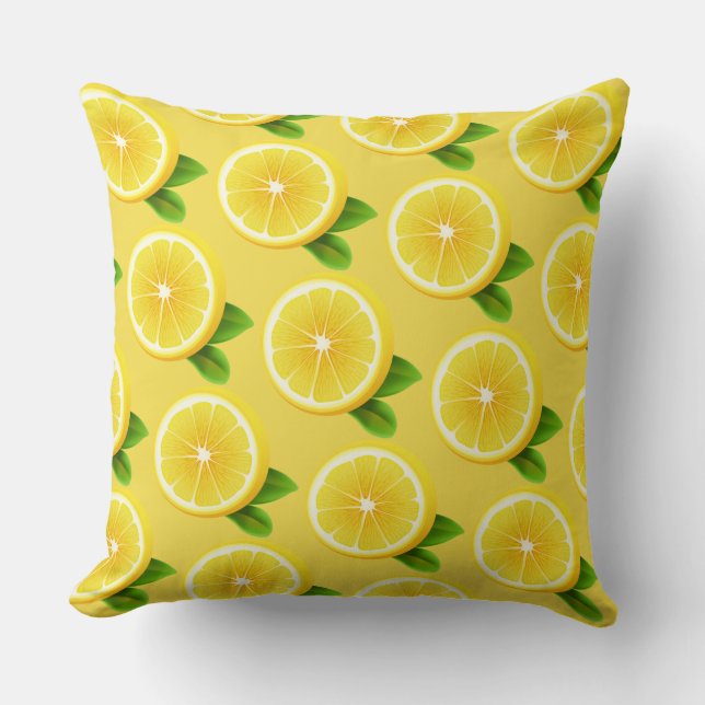 Citronskivor Kudde (Framsida)
