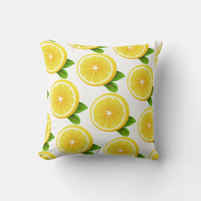 Citronskivor Kudde (Framsida)