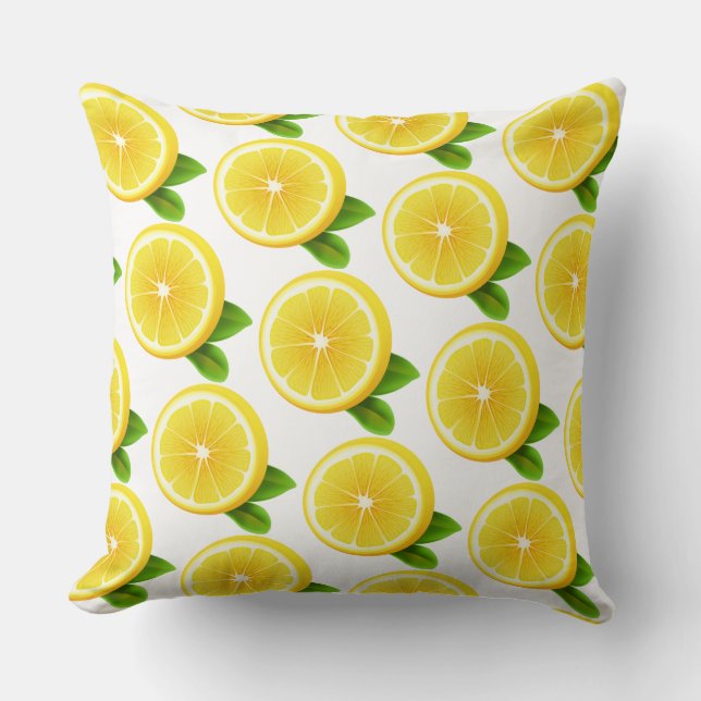 Citronskivor Kudde (Framsida)