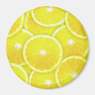 Citronskivor Magnet