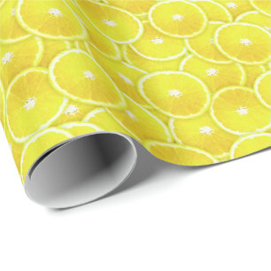 Citronskivor Presentpapper