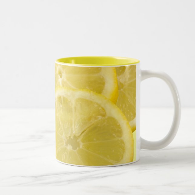 Citronskivor Två-Tonad Mugg (Höger)