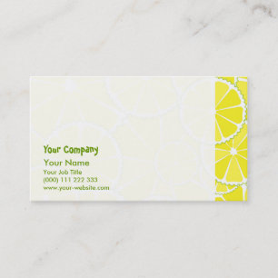 Citronskivor Visitkort