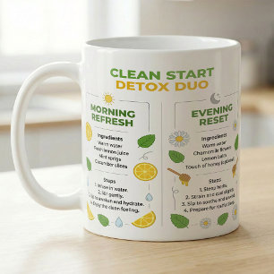 Citronte Reset Duo Morgon & Natt Recept Kaffemugg