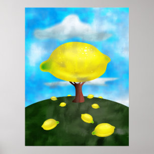 Citronträd Poster