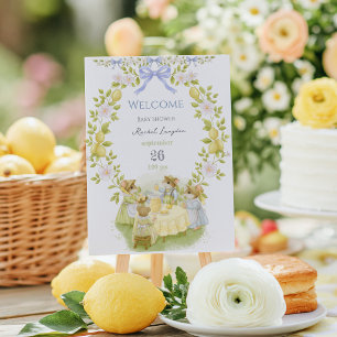 Citronträdgård med välkomna möss poster