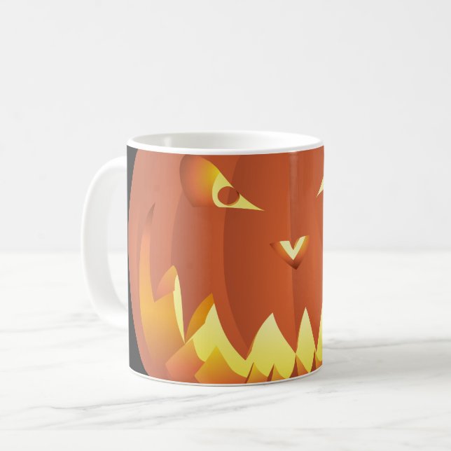 Citrouille pour Halloween ... Kaffemugg (Framsida vänster)