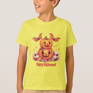 Citrouilles Halloween mignonnes 🎃 et bonbons fun T Shirt