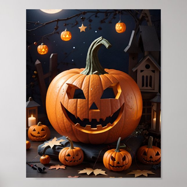 Citrouilles Halloween  Poster (Framsidan)