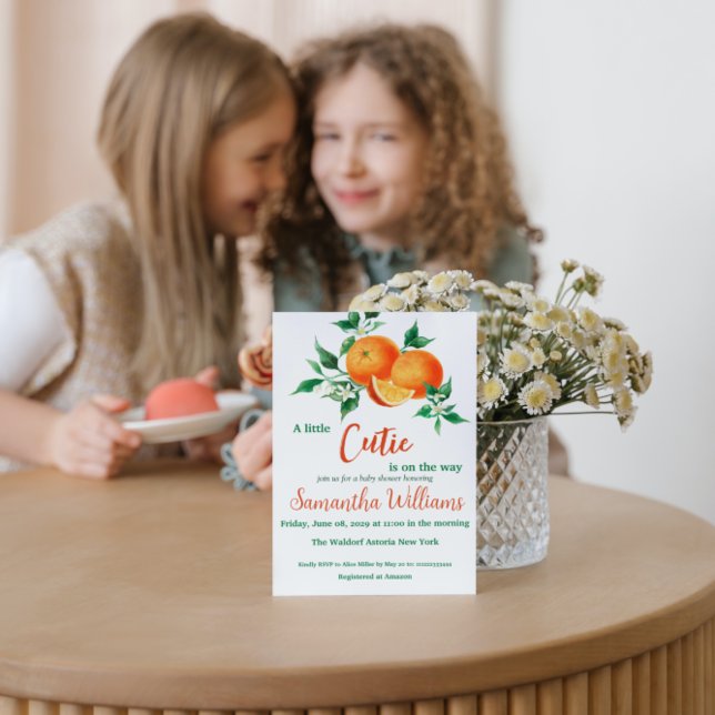 Citrus A Little Cutie är på väg att visa sig vara  Inbjudningar (Skapare uppladdad)