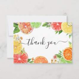 Citrus A Little Cutie Baby Shower Tack Kort