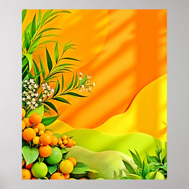 Citrus and Lövs Graphic Poster (Framsidan)