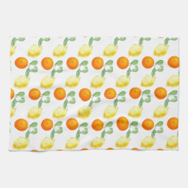 Citrus Apelsin och Citrontryck  Kökshandduk
