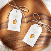 Citrus Apelsiner Bröllopsbrunch Anpassad Tack 
