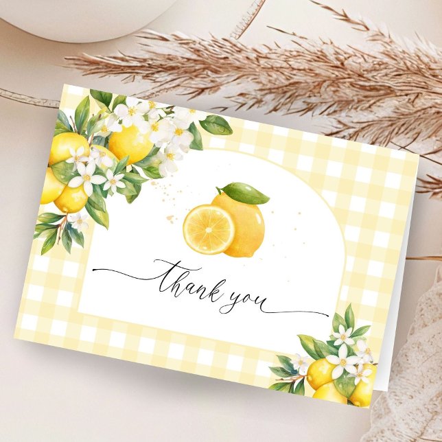 Citrus Baby Shower, ett stort tackkort (Skapare uppladdad)
