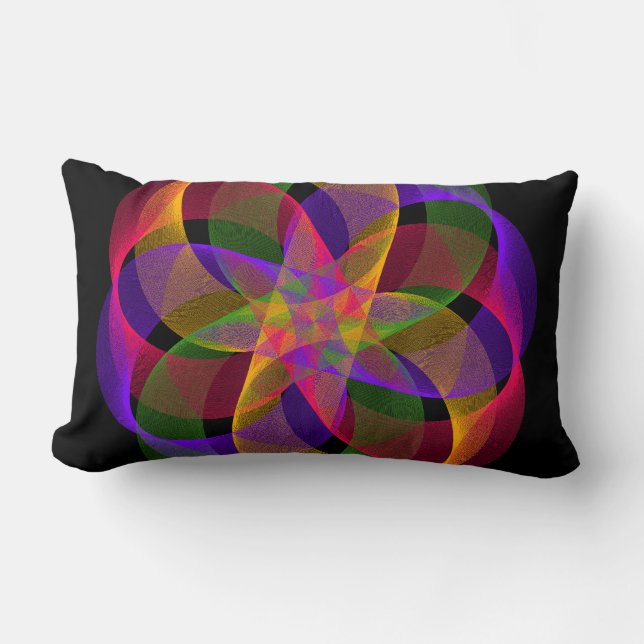 Citrus Blend Geometric Dekorativ kudde (Framsida)