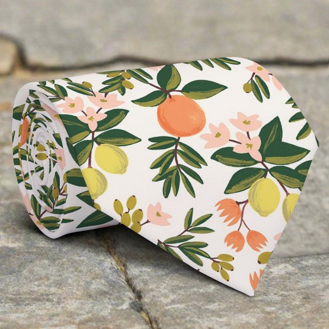 Citrus Blommigt Orange Lemon Löv Vild Nature Slips (Skapare uppladdad)