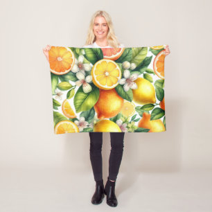 Citrus Bloom Fleecefilt