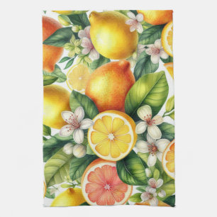 Citrus Bloom Kökshandduk