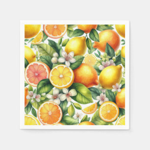 Citrus Bloom Pappersservett