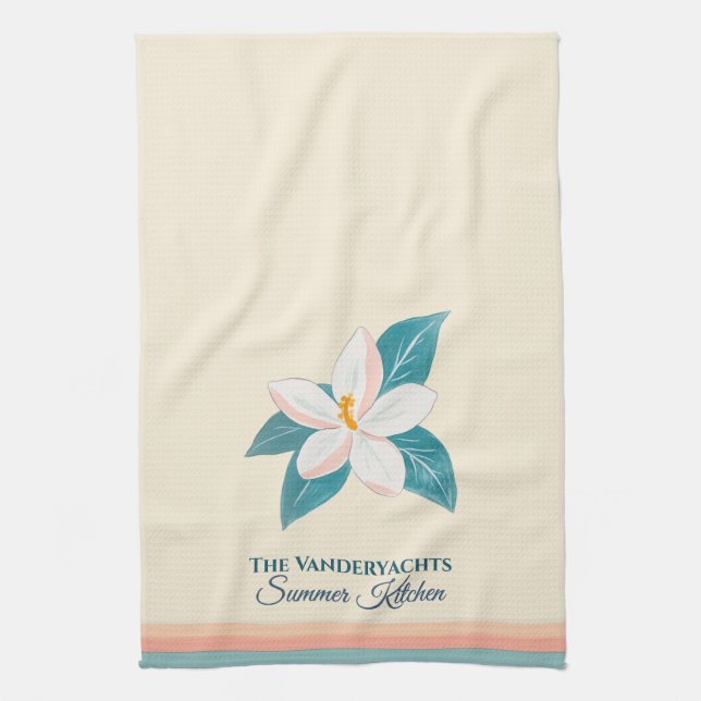 Citrus Blossom & Coastal Kökshandduk (Vertikal)