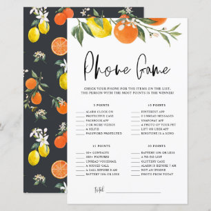 Citrus Botanical What's on your Mobil Shower Game