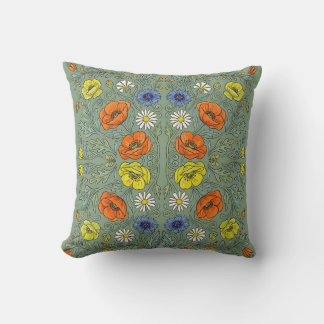 Citrus Burst Blommig Kudd Kudde