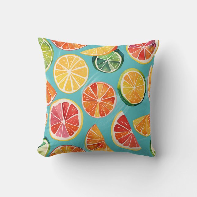 Citrus Burst Kudde (Framsida)