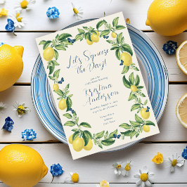 Citrus Butterfly Baby Shower-inbjudan Inbjudningar