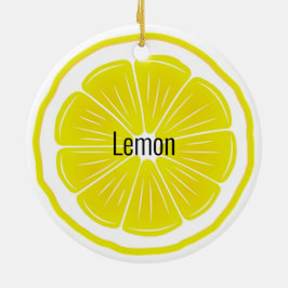 Citrus Ceramic Ornament i citronsegmentet